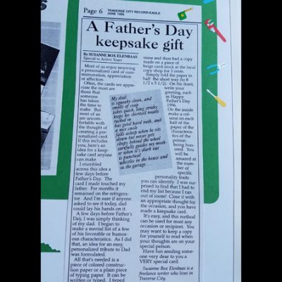 A Father’s Day Keepsake Card