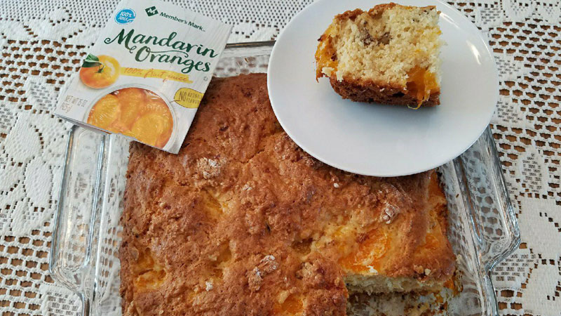 Mandarin Walnut Cake - Hopelessly Hopeful Blog