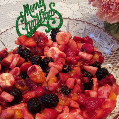 Festive Cranberry Fruit Salad